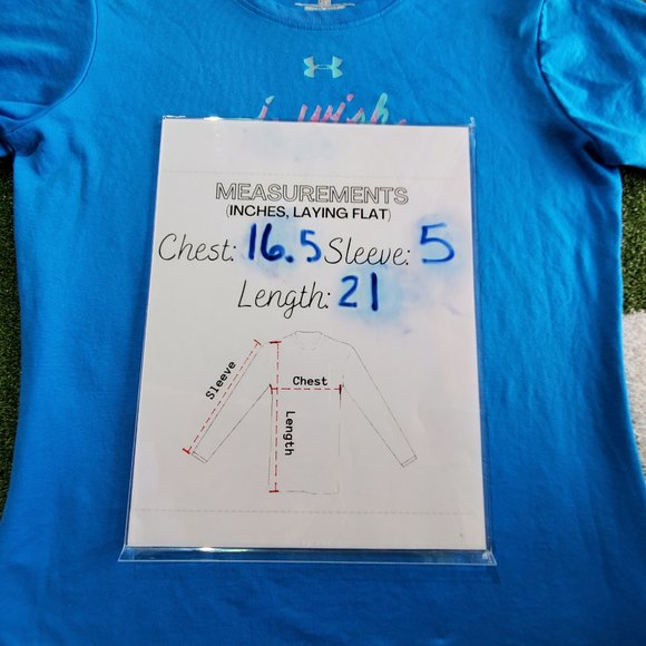 UNDER ARMOUR Blue Heatgear Youth Medium Graphic Tee - Picture 6 of 9